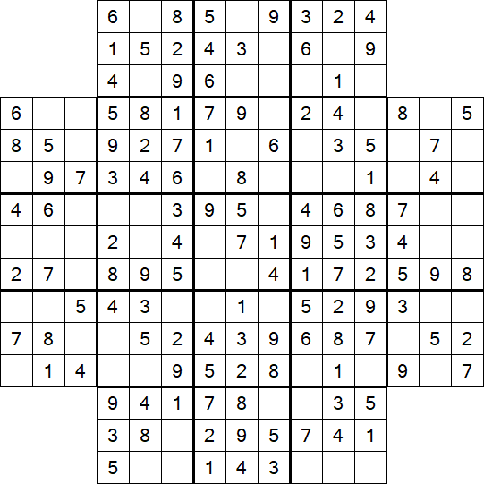 Flower Sudoku - Easy