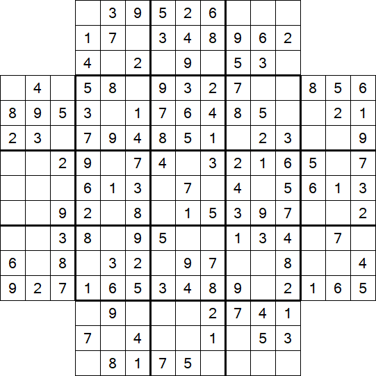 Flower Sudoku - Easy