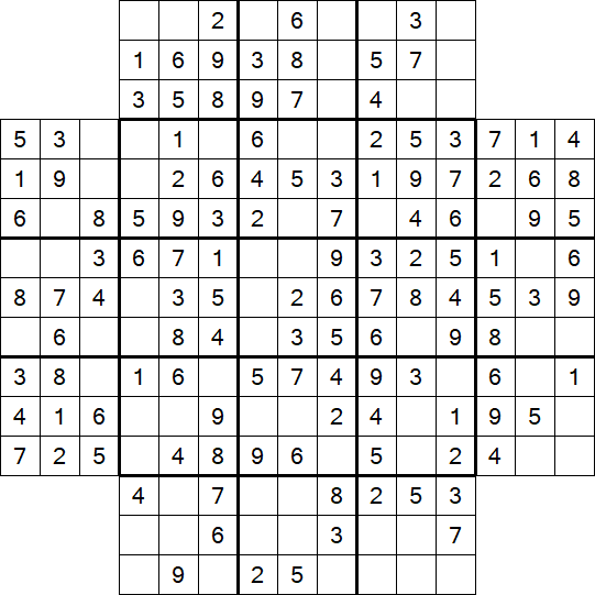 Flower Sudoku - Easy