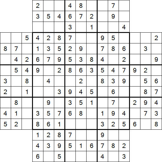 Flower Sudoku - Easy
