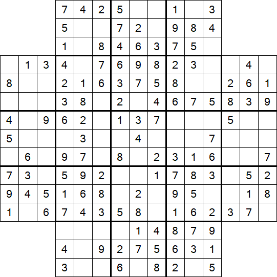Flower Sudoku - Easy