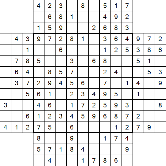 Flower Sudoku - Easy