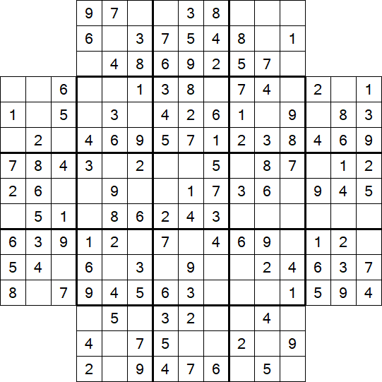 Flower Sudoku - Easy