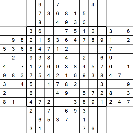 Flower Sudoku - Simple