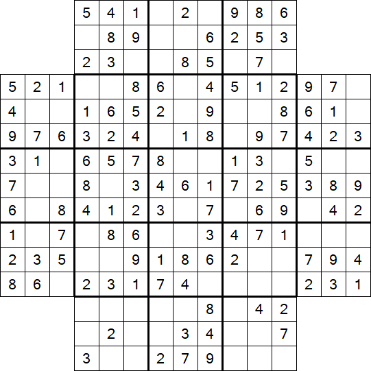 Flower Sudoku - Simple