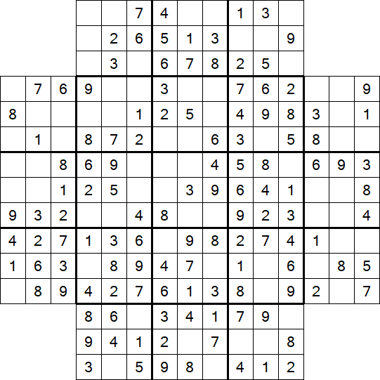 Flower Sudoku - Simple