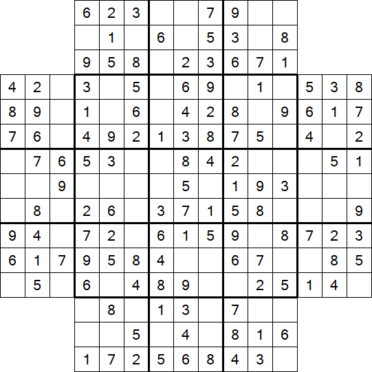 Flower Sudoku - Simple