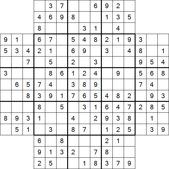 Flower Sudoku - Simple