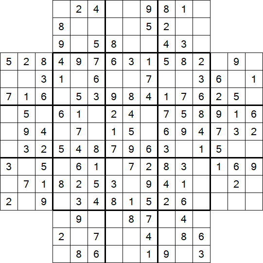 Flower Sudoku - Simple