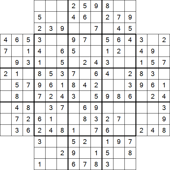 Flower Sudoku - Simple