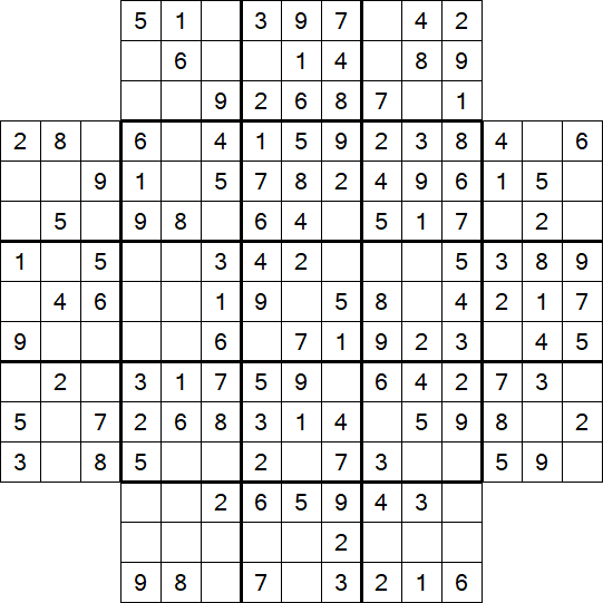 Flower Sudoku - Simple