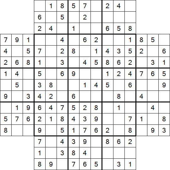 Flower Sudoku - Simple
