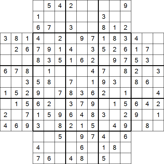 Flower Sudoku - Simple