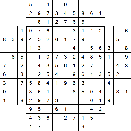 Flower Sudoku - Simple