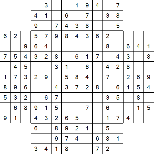 Flower Sudoku - Simple