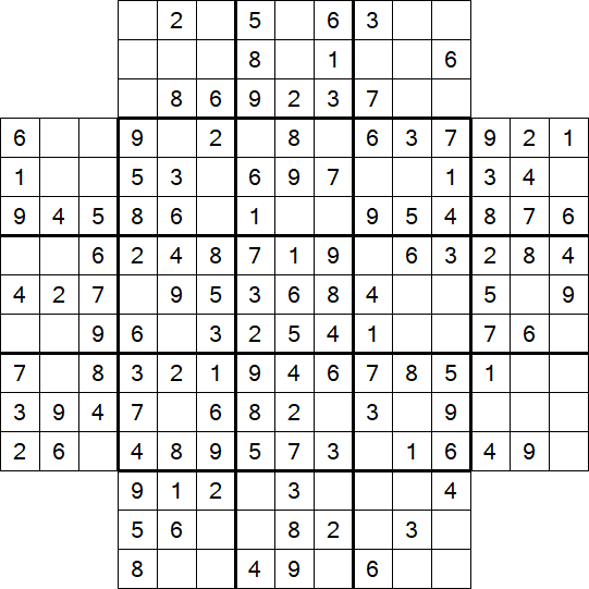 Flower Sudoku - Easy