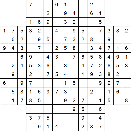 Flower Sudoku - Simple
