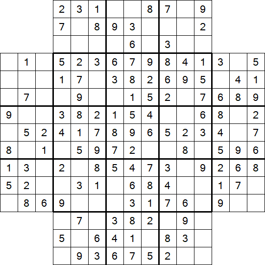 Flower Sudoku - Simple