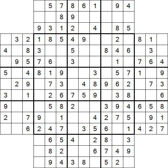 Flower Sudoku - Simple