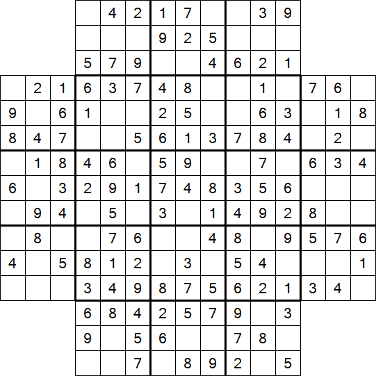 Flower Sudoku - Simple