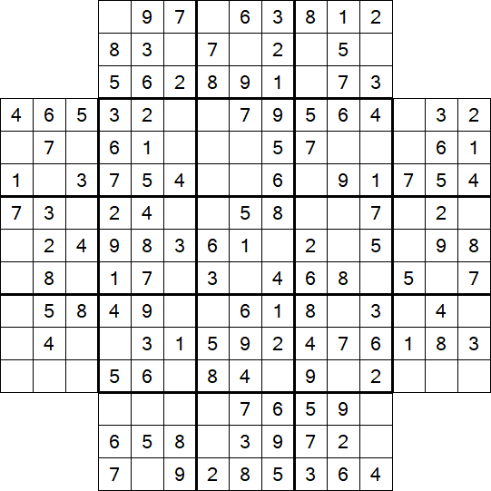 Flower Sudoku - Simple