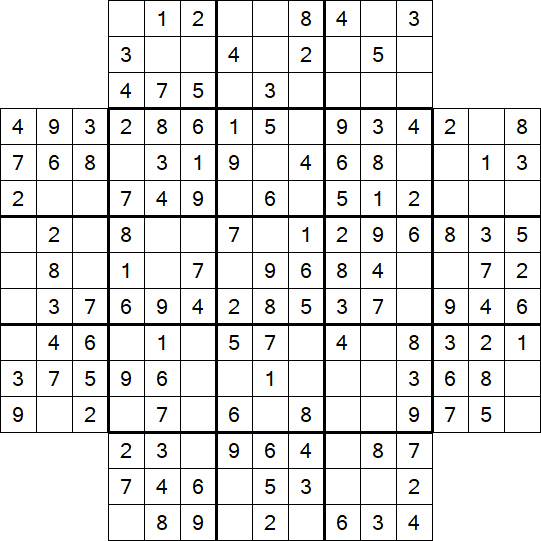 Flower Sudoku - Simple
