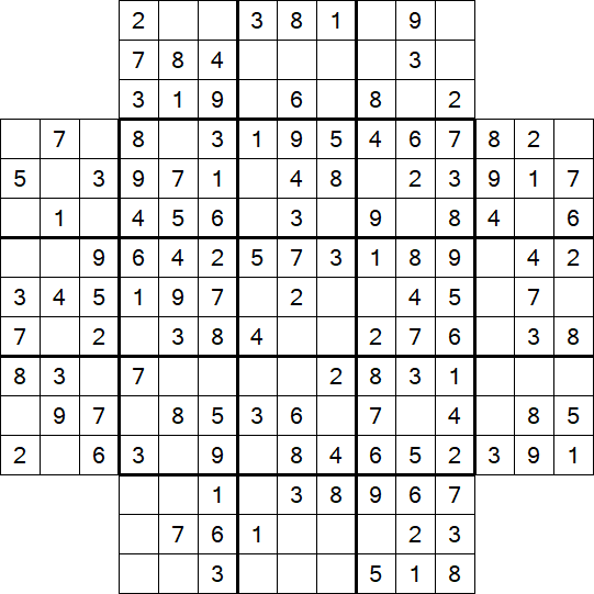 Flower Sudoku - Simple