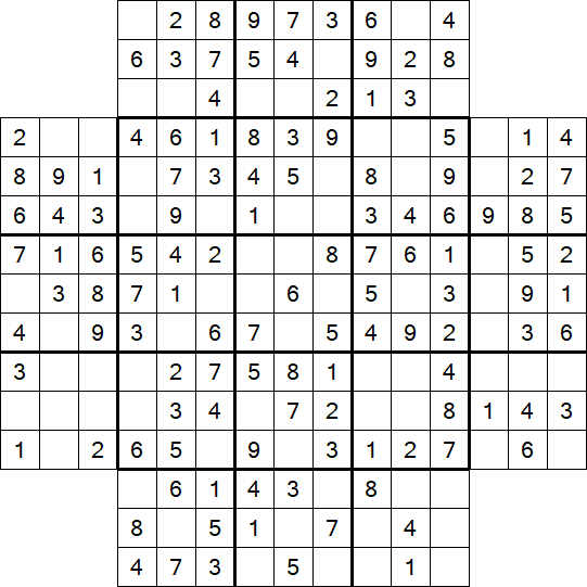 Flower Sudoku - Simple