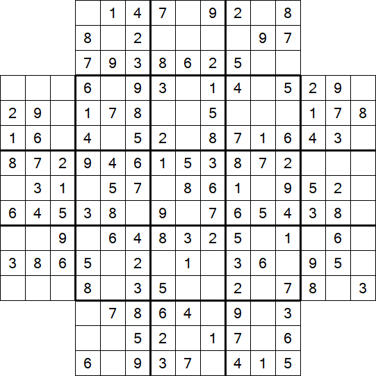 Flower Sudoku - Simple