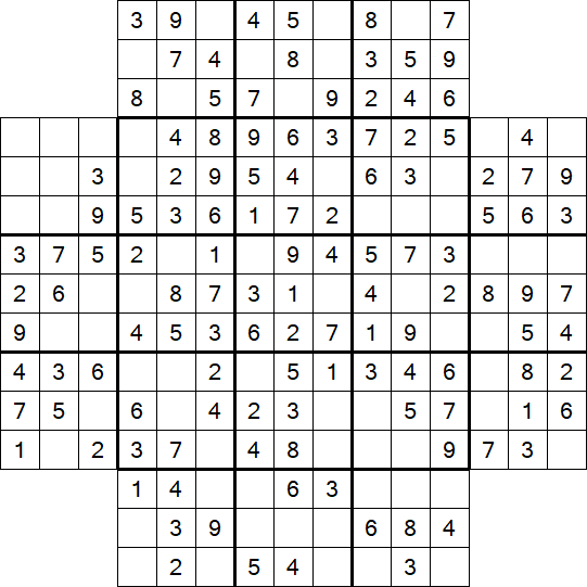 Flower Sudoku - Simple