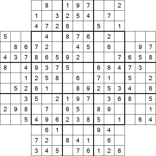 Flower Sudoku - Simple