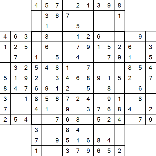 Flower Sudoku - Simple