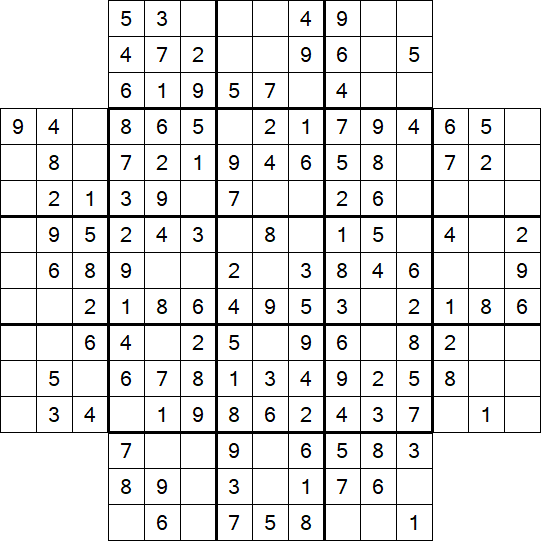 Flower Sudoku - Simple