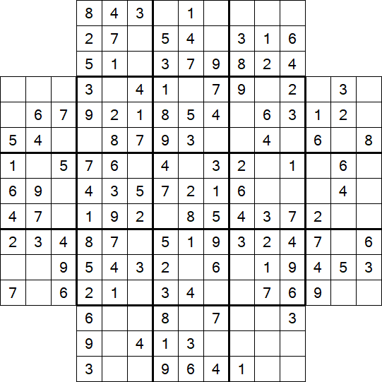 Flower Sudoku - Simple