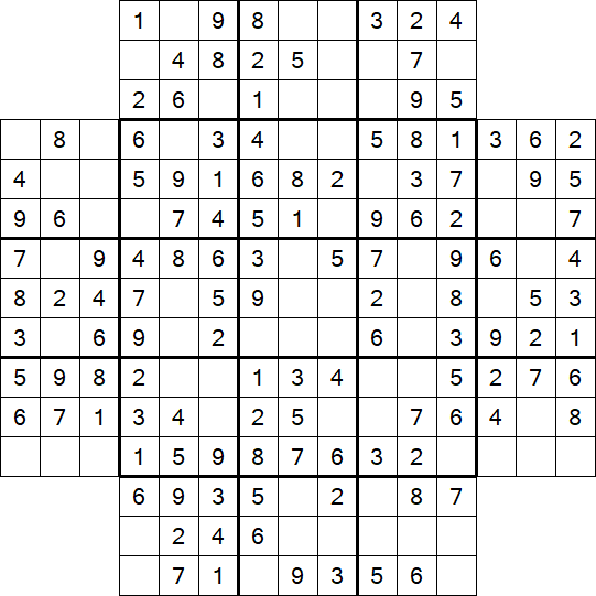 Flower Sudoku - Simple