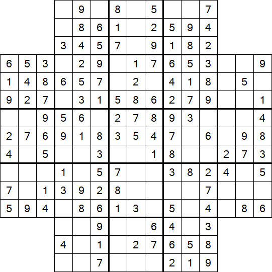 Flower Sudoku - Simple