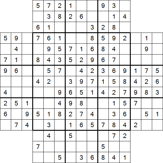 Flower Sudoku - Easy
