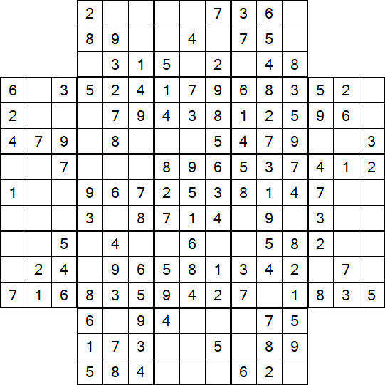Flower Sudoku - Simple