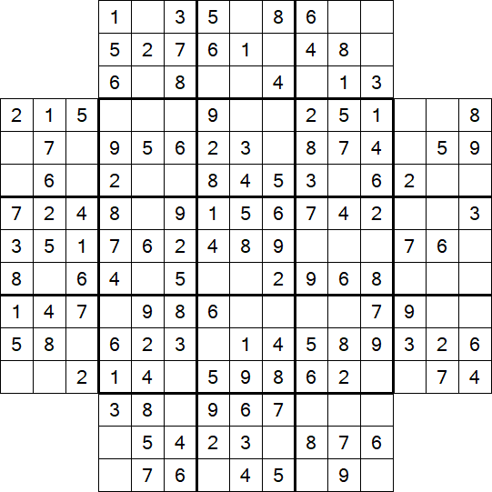 Flower Sudoku - Simple