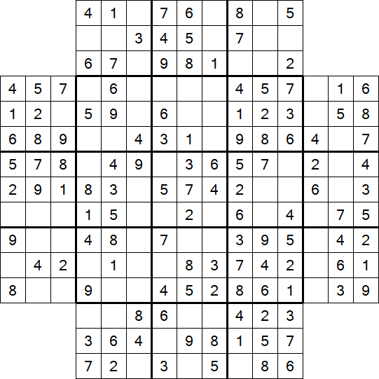 Flower Sudoku - Simple