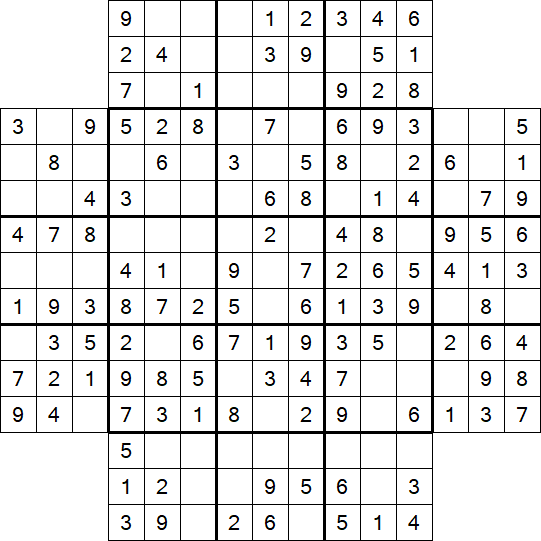 Flower Sudoku - Simple