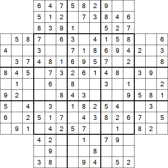 Flower Sudoku - Simple