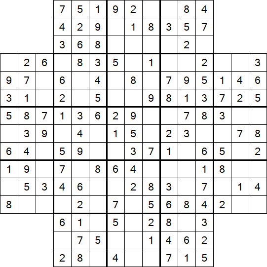Flower Sudoku - Simple