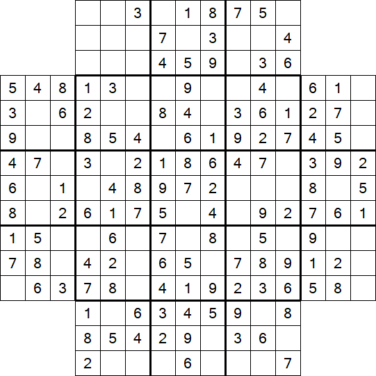 Flower Sudoku - Easy