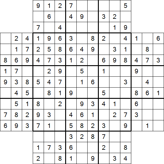 Flower Sudoku - Simple