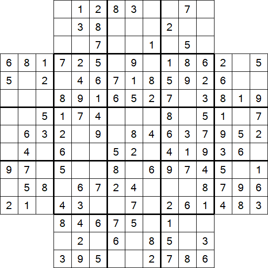 Flower Sudoku - Simple