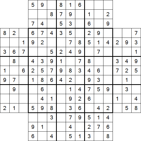 Flower Sudoku - Simple
