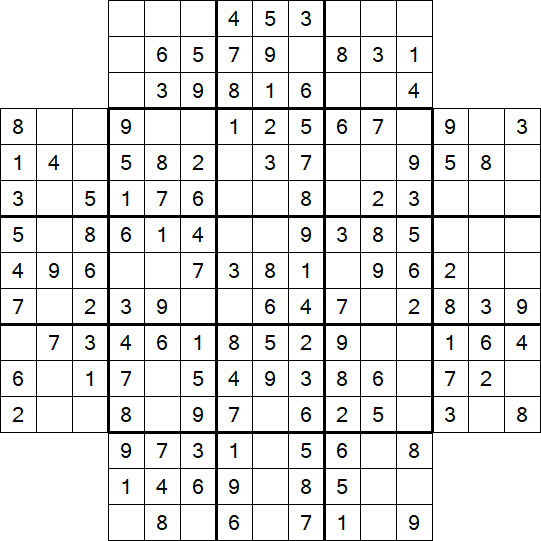 Flower Sudoku - Simple