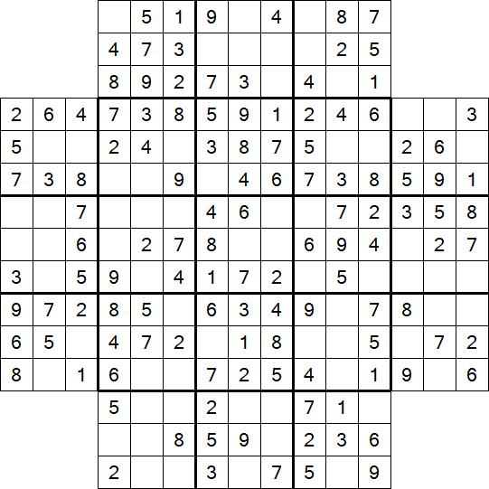 Flower Sudoku - Simple