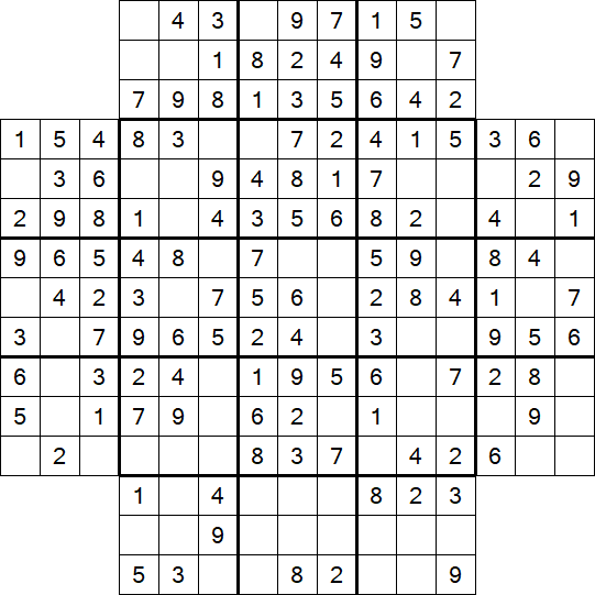 Flower Sudoku - Simple